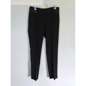 ND New Directions Women's Black Pants Size 8 Slim Leg Pockets Stretch NWT